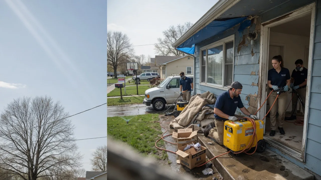 Basement Flood Cleanup in Deerfield, WI near me